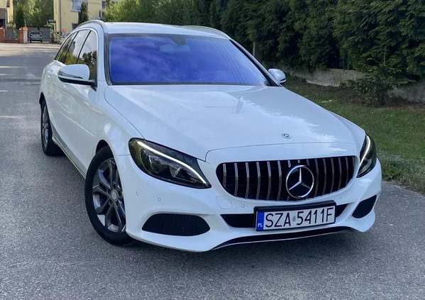 mercedes benz Mercedes-Benz Klasa C cena 67900 przebieg: 186000, rok produkcji 2015 z Poręba